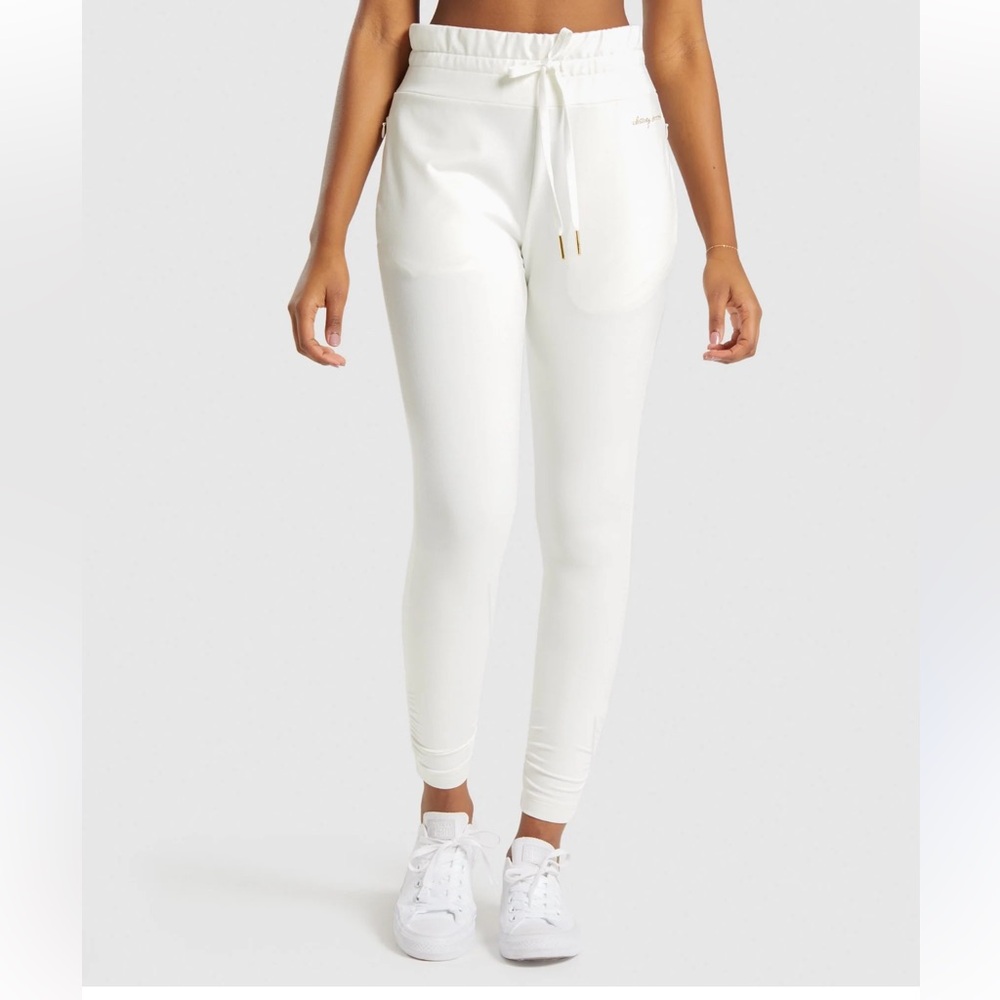 Gymshark Cream Track Pants